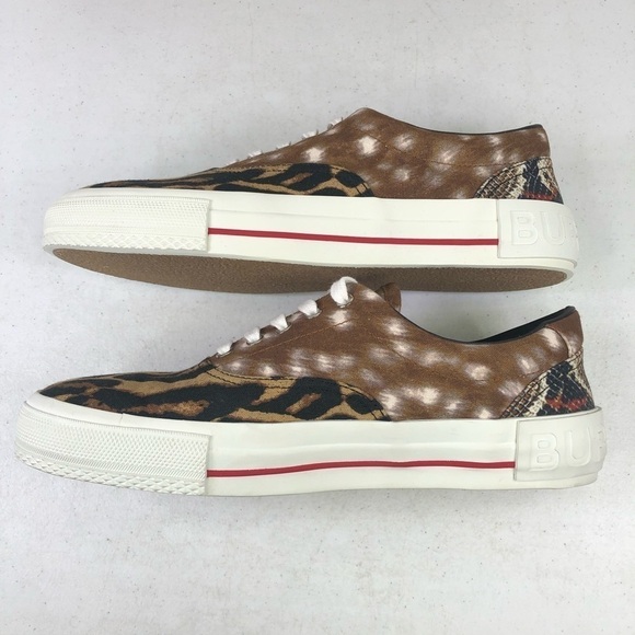 BURBERRY Men’s Leo Bambi Skate Sneaker Shoes - Picture 8 of 8